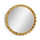 Gilded Twisted Mirror 45''