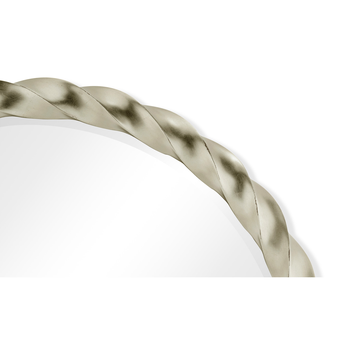 Silver Twisted Mirror 45''