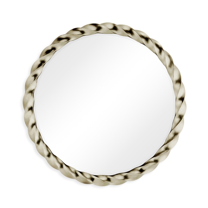 Silver Twisted Mirror 45''