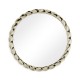 Silver Twisted Mirror 45''