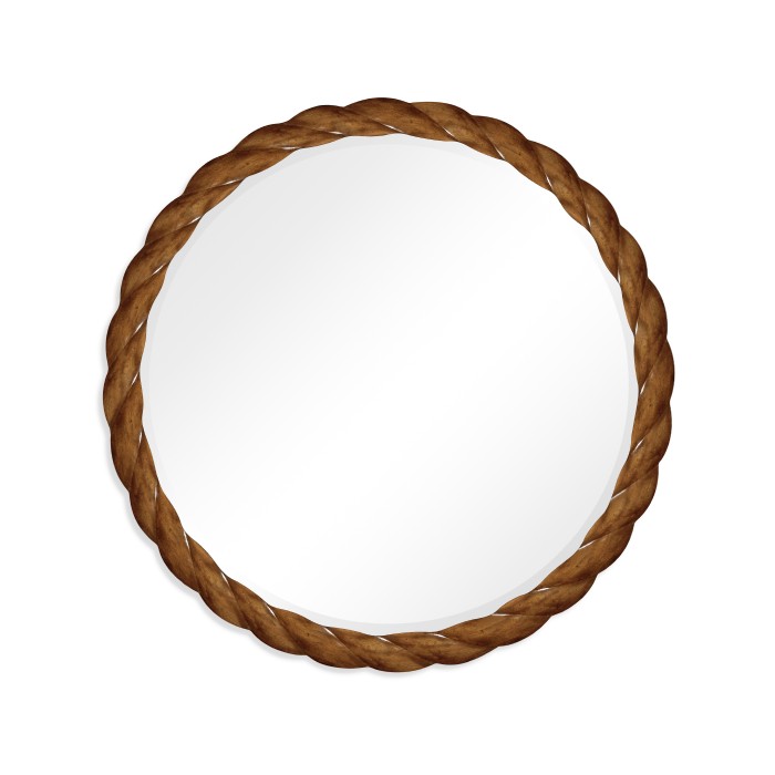 Walnut Twisted Mirror 45''