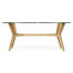 Midcentury Style Rectangular Oak Coffee Table