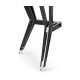 Midcentury Style Rectangular Black Mocha Oak Coffee