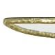 Brass hammered pair wall bracket tables