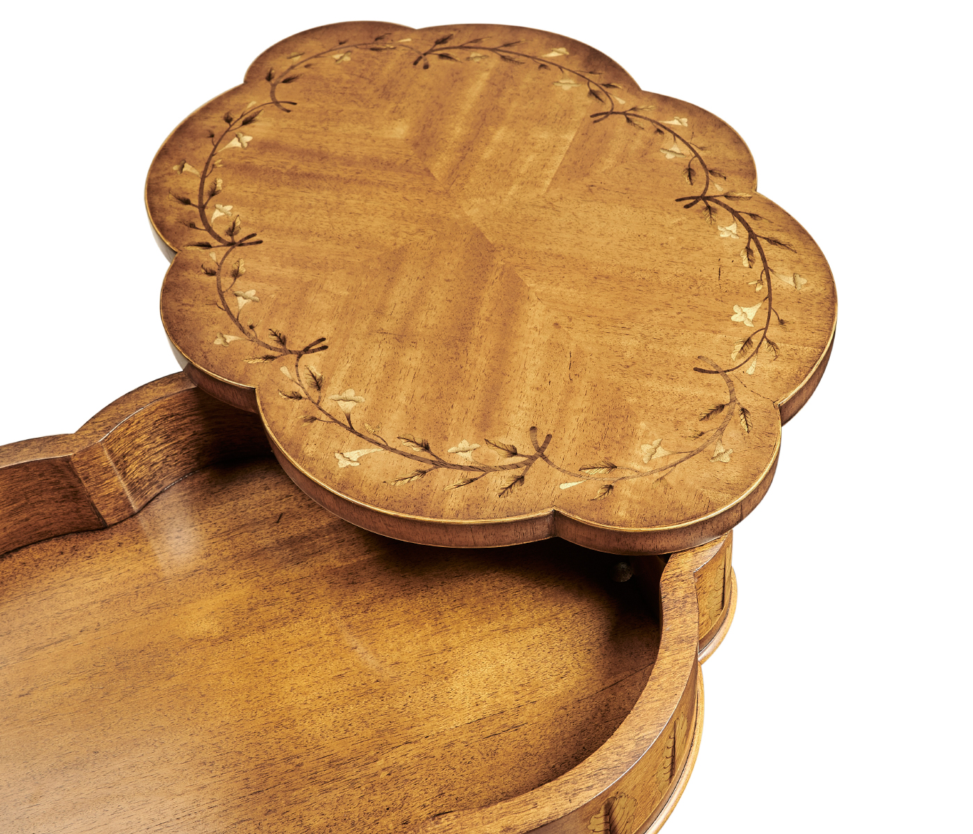 Sheraton Style Lobed Work Box