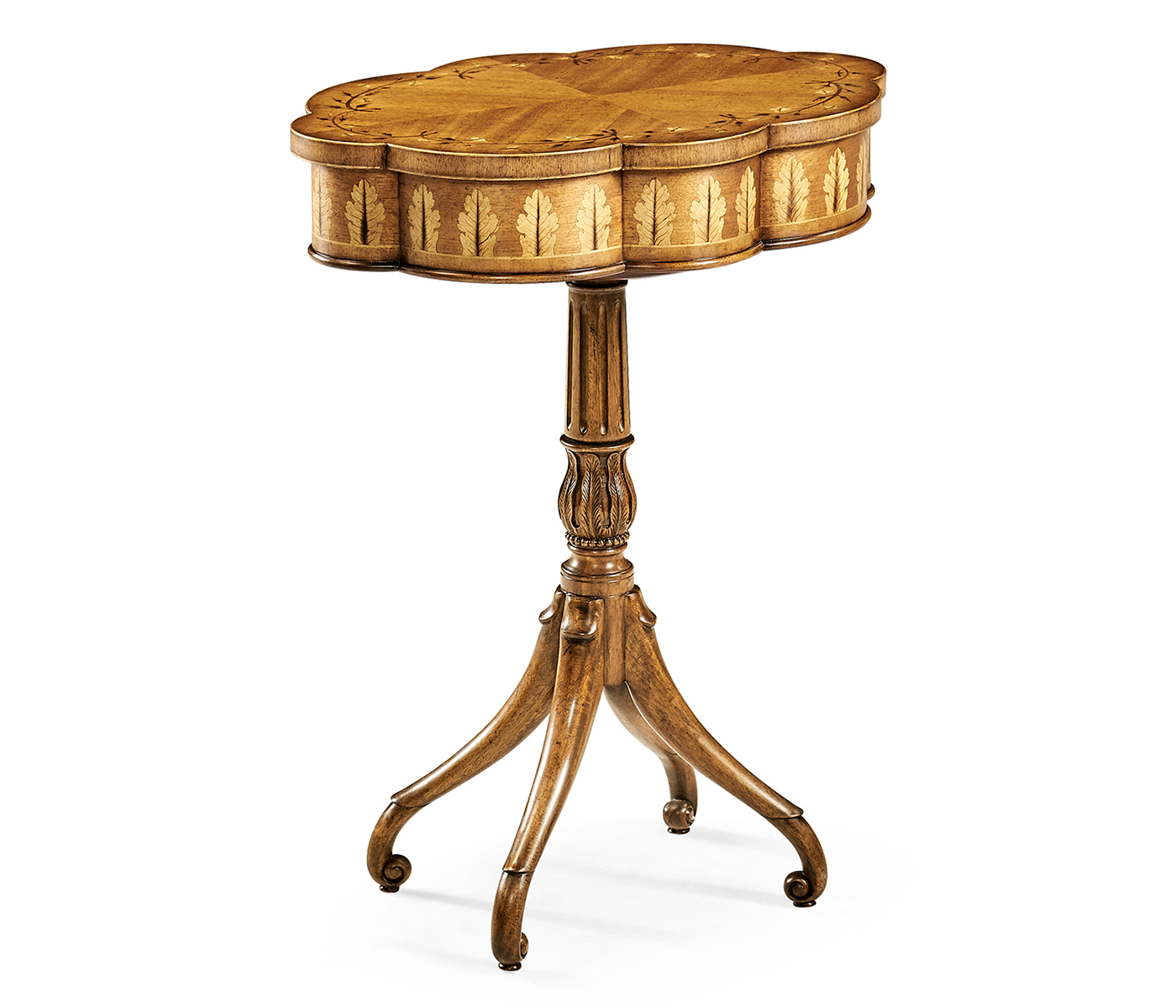 Sheraton Style Lobed Work Box