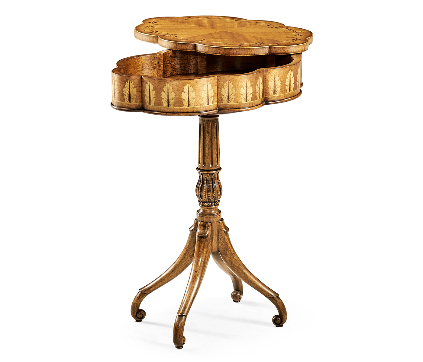 Sheraton Style Lobed Work Box