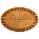 Sheraton Style Swagged Oval Side Table