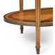 Sheraton Style Swagged Oval Side Table