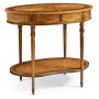 Sheraton Style Swagged Oval Side Table