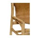 Casual Mid-cent Slung Leather Side Chair