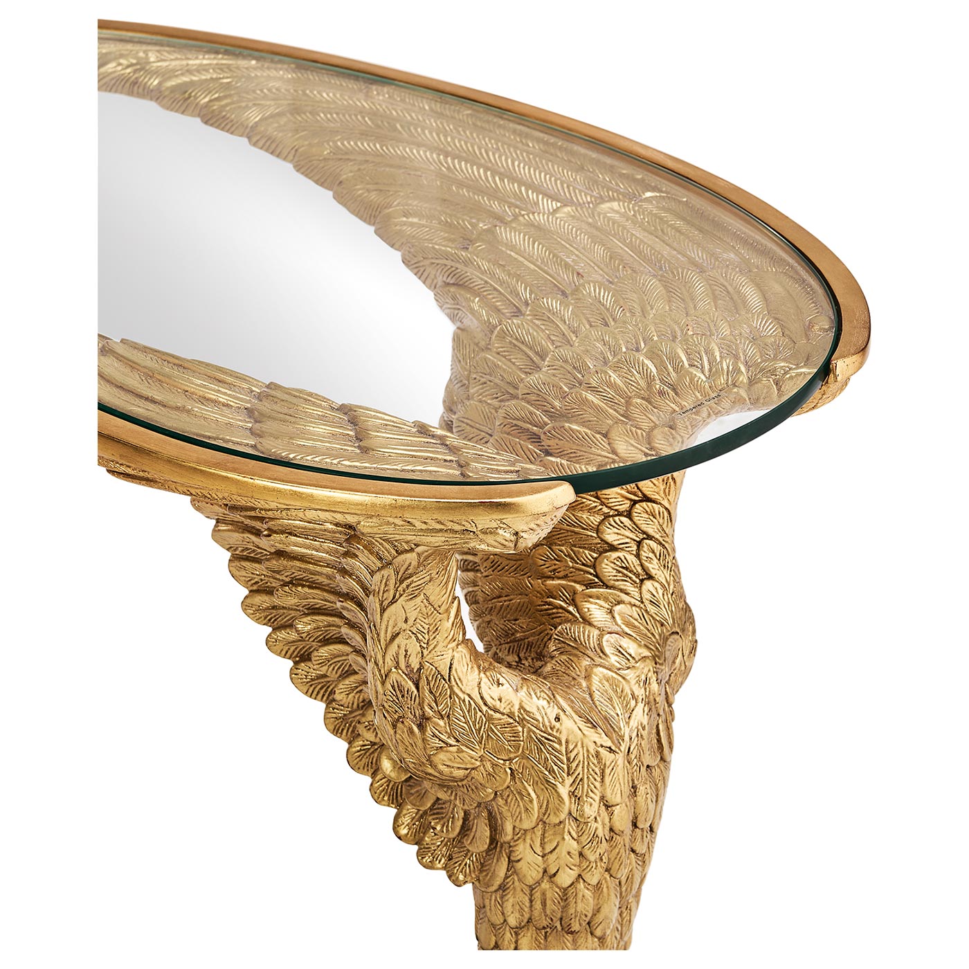 Empire Style Winged Sofa Table