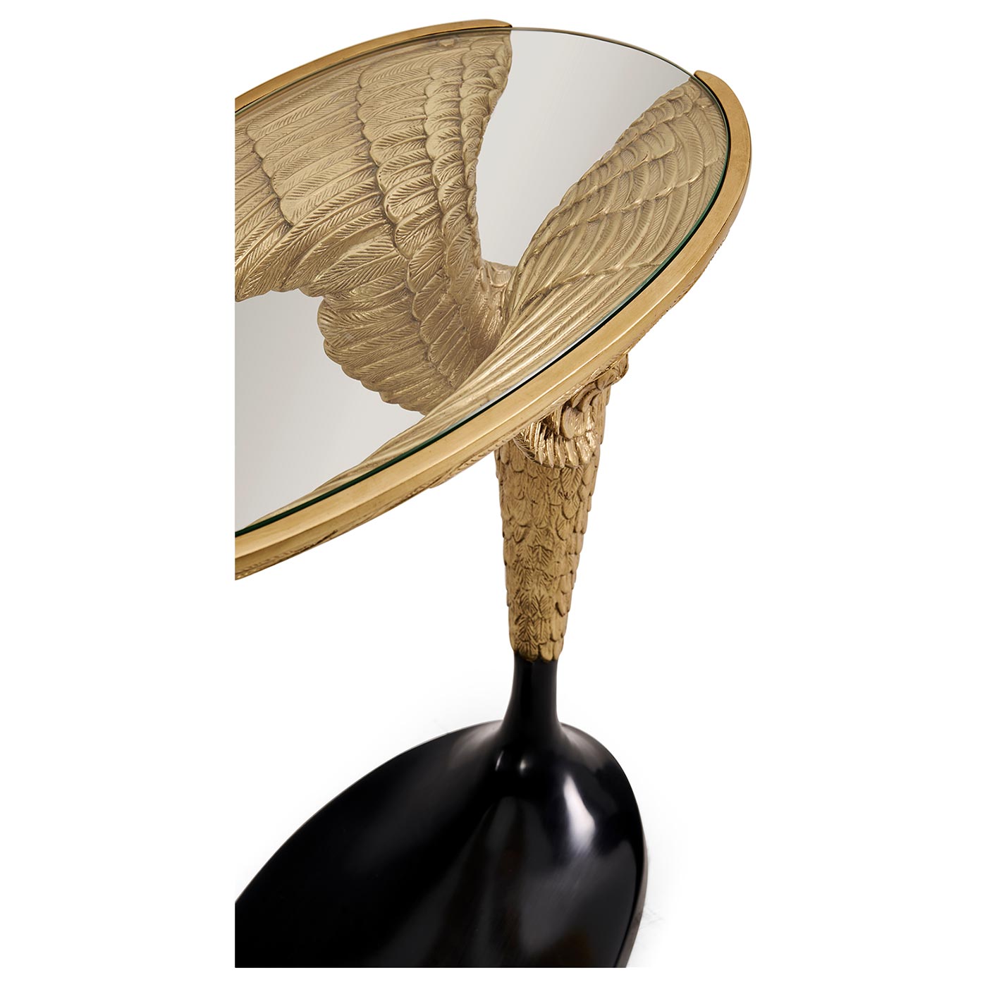 Empire Style Winged Sofa Table