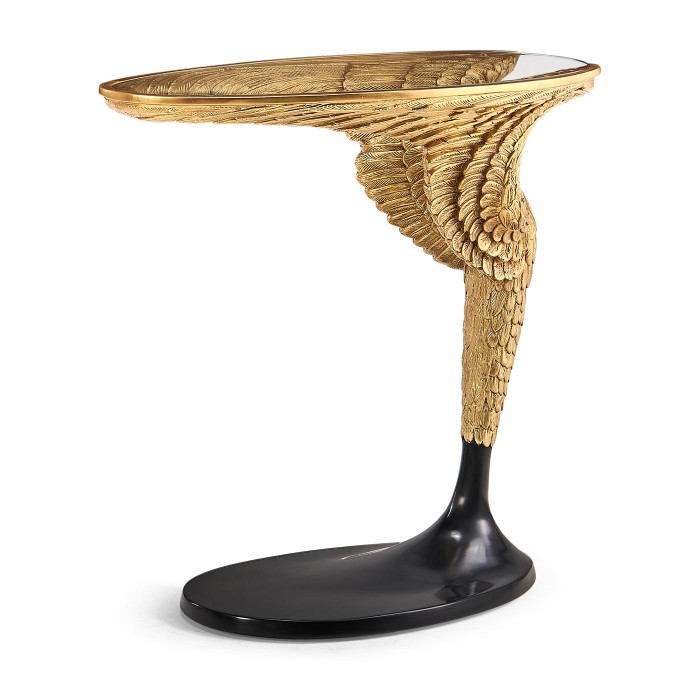 Empire Style Winged Sofa Table