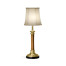Brass & Leather Table Lamp