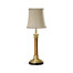 Brass & Leather Table Lamp