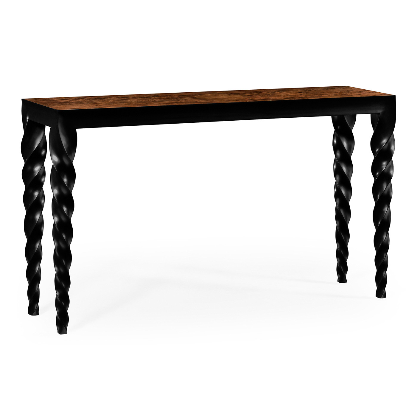 Black Barleytwist Console Table