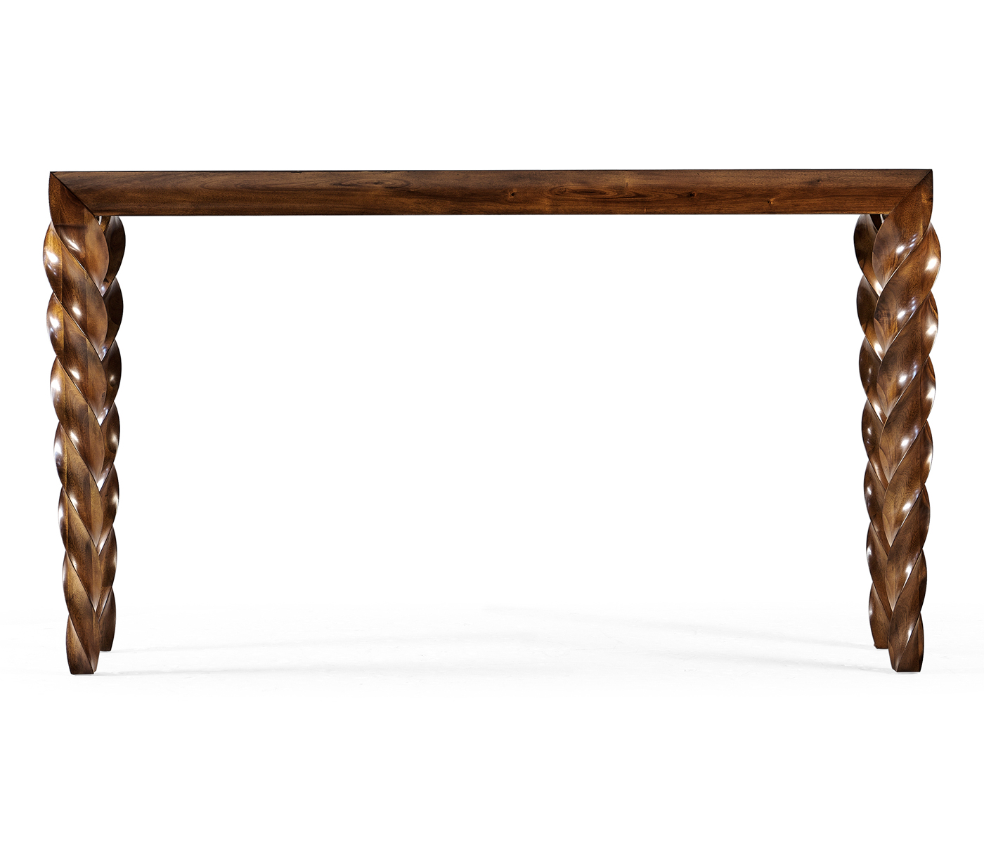 Walnut Barleytwist Console Table