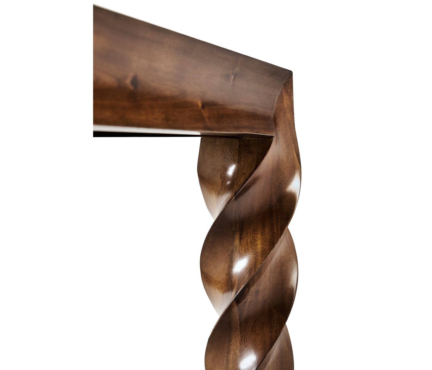 Walnut Barleytwist Console Table