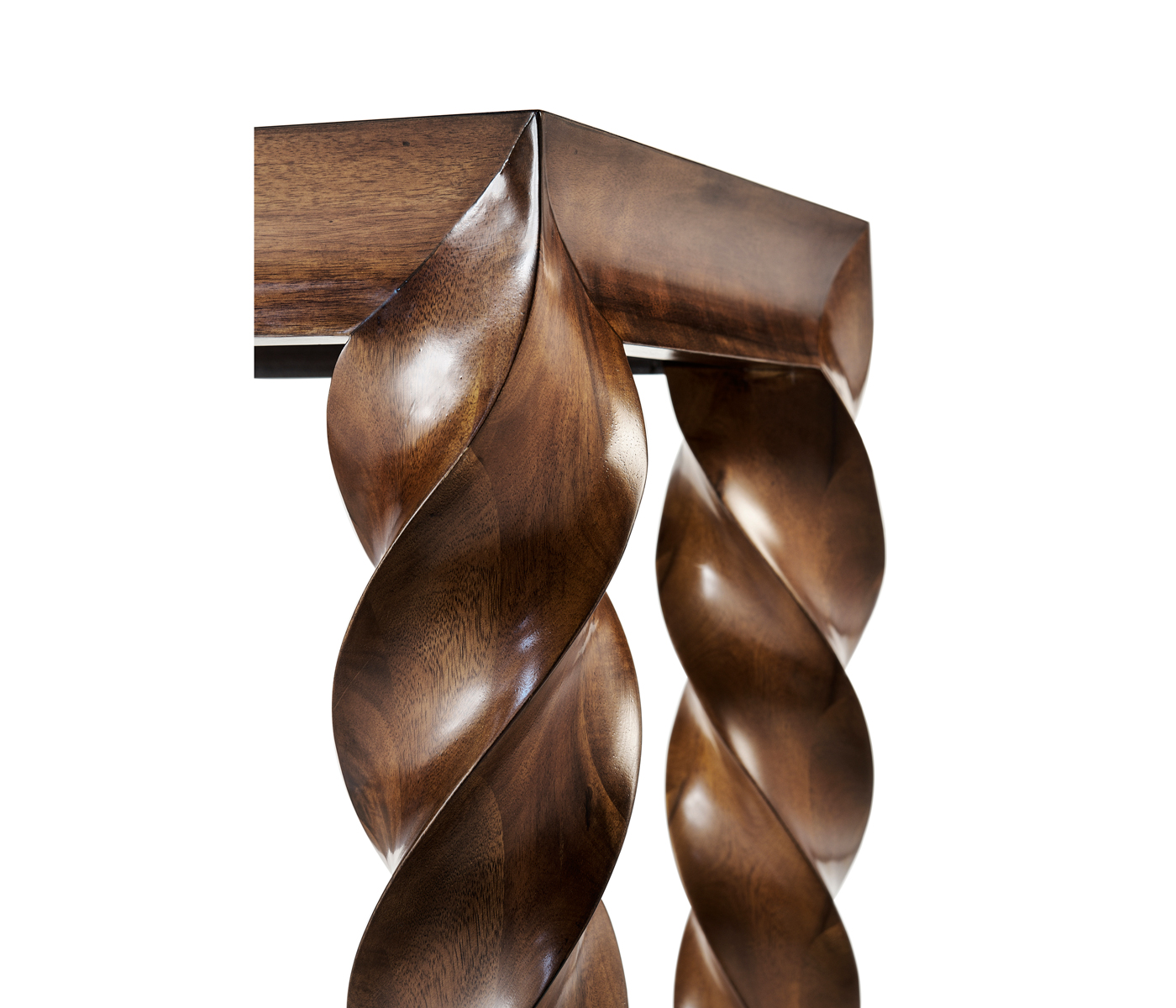 Walnut Barleytwist Console Table