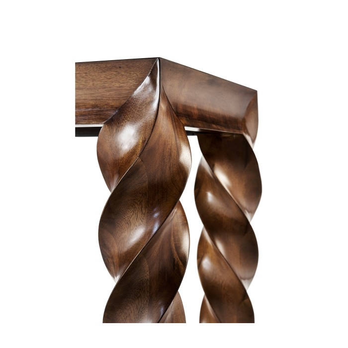Walnut Barleytwist Console Table