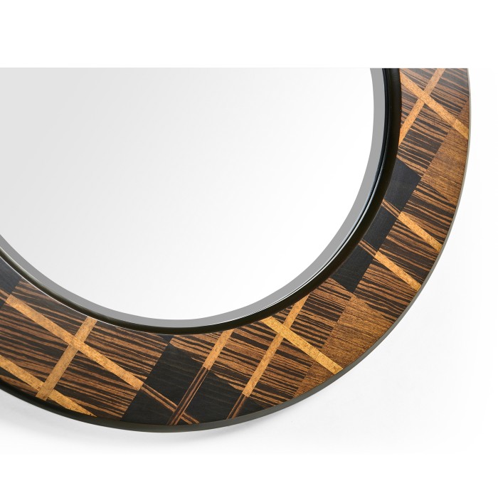 Hand Inlaid Tartan Porthole Mirror 28