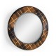 Hand Inlaid Tartan Porthole Mirror 28