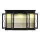 Traditional Four Door Breakfront Display Cabinet