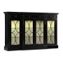 Traditional Four Door Breakfront Display Cabinet