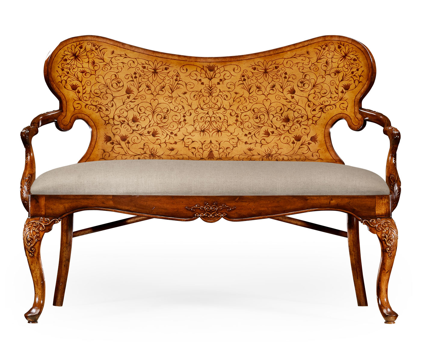 Seaweed Marquetry Loveseat