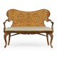Seaweed Marquetry Loveseat