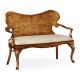 Seaweed Marquetry Loveseat