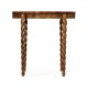 Walnut Barleytwist Quatrefoil Side Table 28