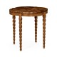 Walnut Barleytwist Quatrefoil Side Table 28