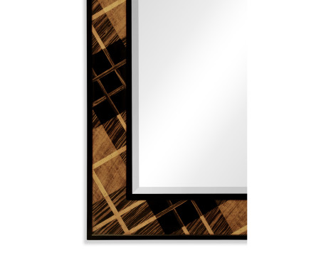 Hand Inlaid Tartan Wall Hanging Mirror