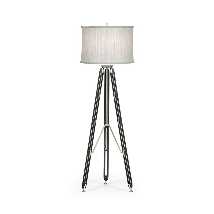 Black Mocha Oak Architectural Floor Lamp 64