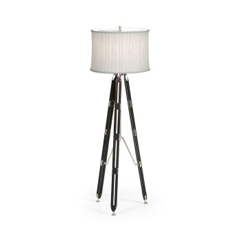Black Mocha Oak Architectural Floor Lamp 64