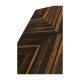 Macassar Ebony Torchere with White Brass Detail