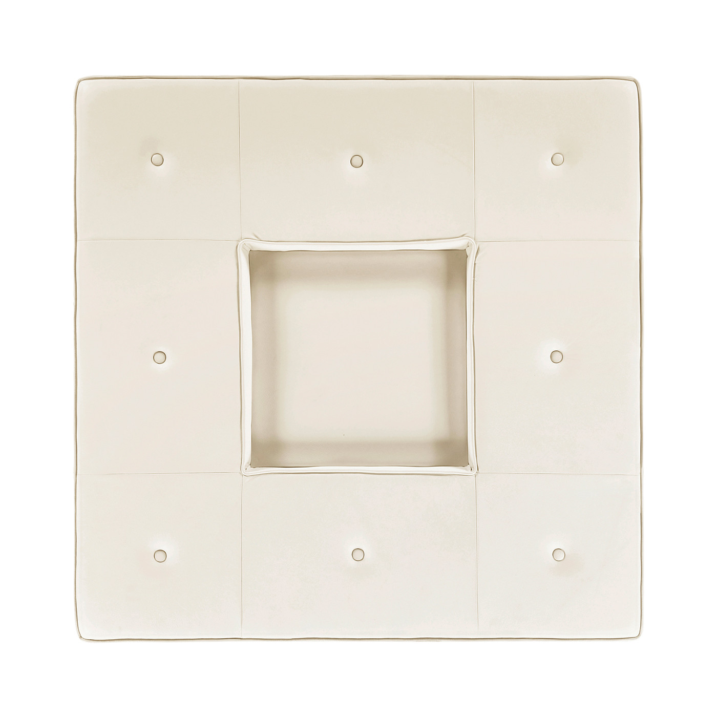 Églomisé and Silver Iron Cocktail Ottoman