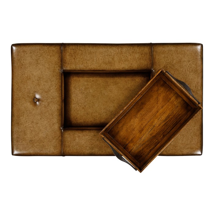 Country cocktail ottoman