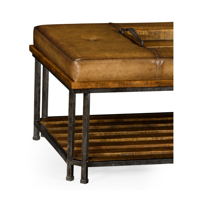 Country cocktail ottoman