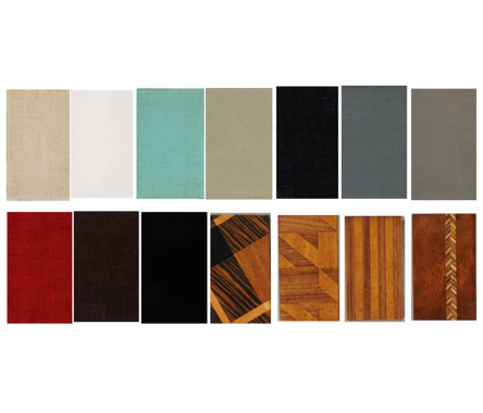 Alexander Julian’s finish sample box (14 samples)