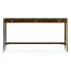 Macassar Ebony Console Table with White Brass Detail
