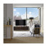 Macassar Ebony TV Cabinet with White Brass Detail