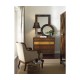 Shallow Carved Black Painted Occasional Chair