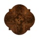 Black Barleytwist Quatrefoil Side Table