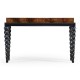 Black Barleytwist Console Table with Drawers
