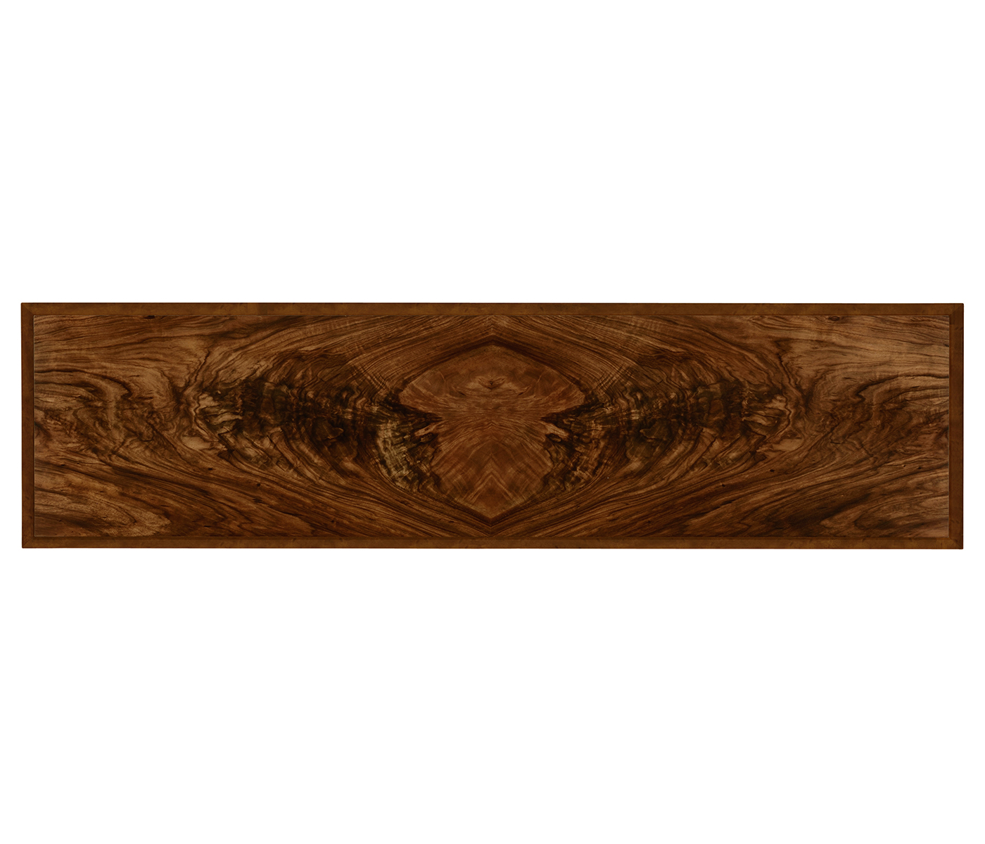 Walnut Barleytwist Console Table with Drawers