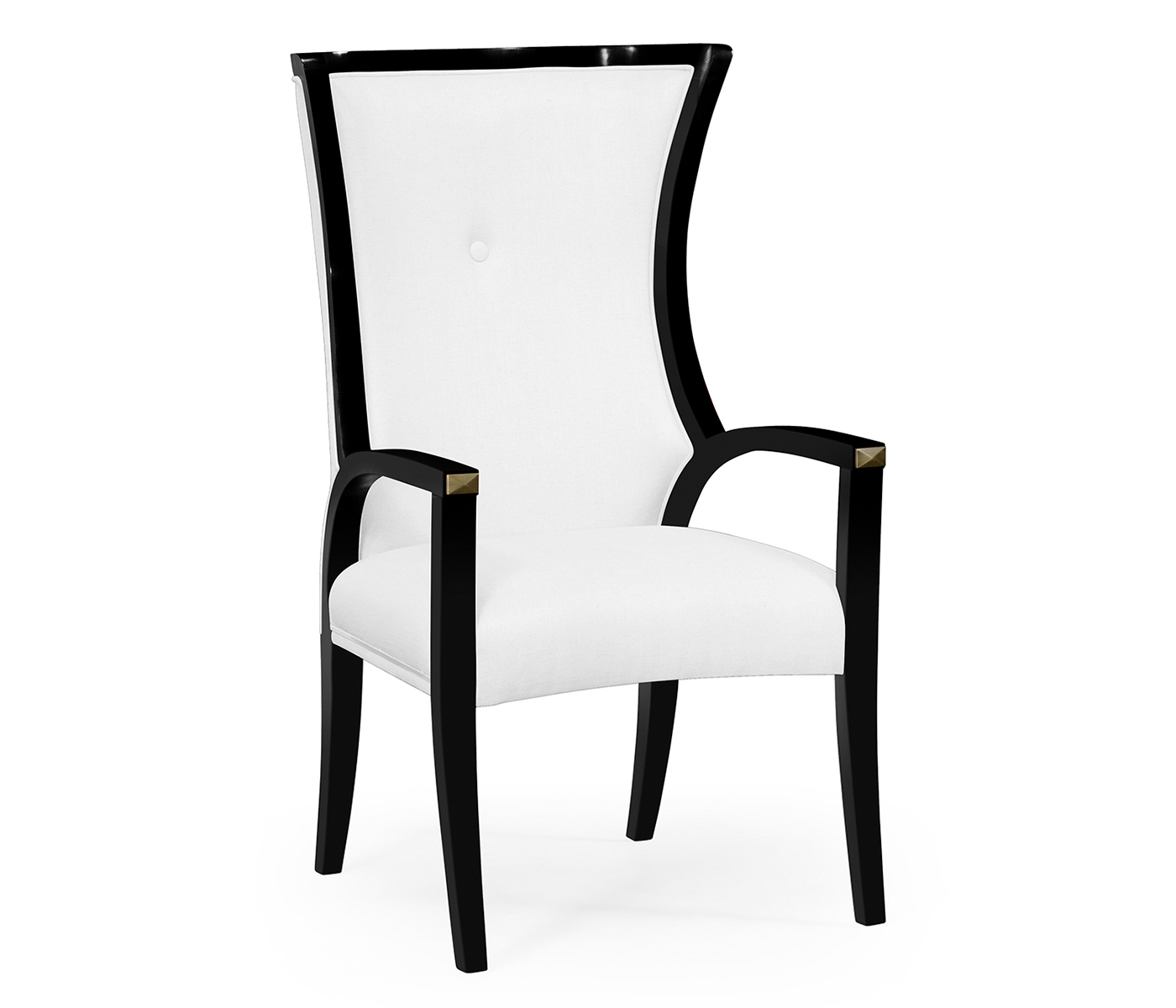 Cosmo Black Painted Dining Arm Chair