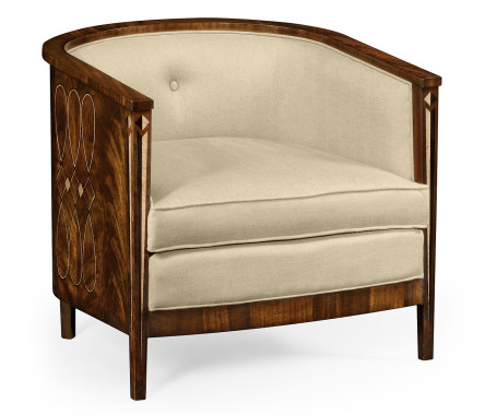 Knightbridge Antique Mahogany Tub Chair
